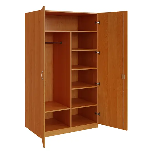 Q 23-100 skříň šatní, 2-dvéřová, 1000x600x1800mm, olše jantar